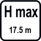 Макс. напор (H) (m)
