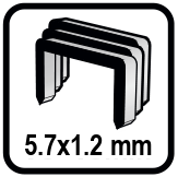 Размер на скобите (mm)