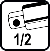 Захват на инструмента (")