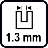 Дебелина на водещите звена (mm)