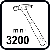 Макс. брой удари (min-1)