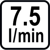 Debit maxim (l/min)