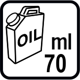 Обем на резервоара за масло (ml)