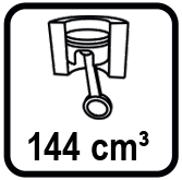 Masina tuns iarba benzina 51cm, 2.5kW 3in1 RD-GLM15 8 Capacitate motor (cm³)