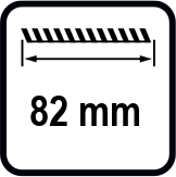 Широчина на рендосване (mm)