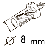 Отвор на цангата (mm)