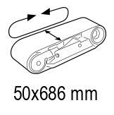 Dimensiunile benzii de slefuire (mm)