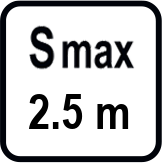 Макс. дълбочина на засмукване (m)