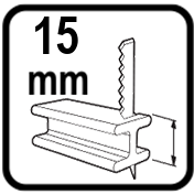 Капацитет на рязане в стомана (mm)