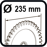 Външен диаметър на диска (mm)