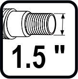 Напорен отвор (")