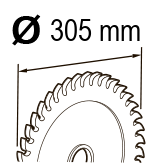 Външен диаметър на диска (mm)