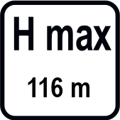 Макс. напор (m)