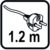 Дължина на захранващия кабел (m)