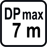 Макс. дълбочина на потапяне (m)