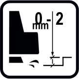 Дълбочина на рендосване (mm)