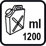 Вместимост на резервоара (ml)