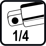 Захват на инструмента (")