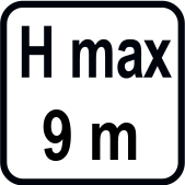 Inaltimea maxima de serviciu (m)