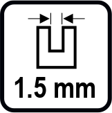 Дебелина на водещите звена (mm)