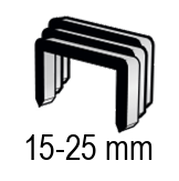 Размер на скобите (mm)