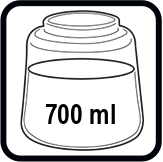 Volum container (ml)