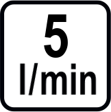 Debit maxim (l/min)