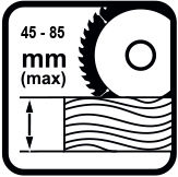 Дълбочина на рязане (mm)