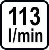 Debit maxim (l/min)