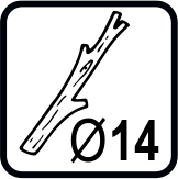 Капацитет на рязане (mm)