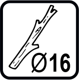 Капацитет на рязане (mm)