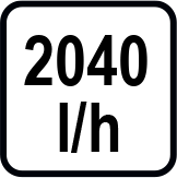Debit maxim (l/h)